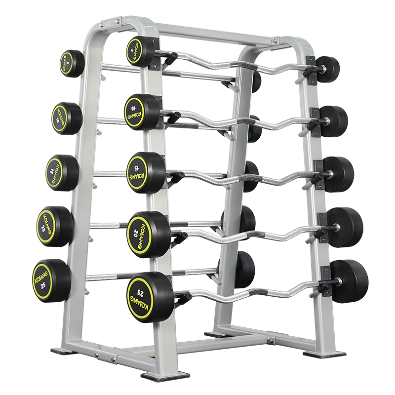 金年会小杠铃健身房专用固定杠铃套装1.2M直杆曲杆 套装（5-10-15-20-25KG）