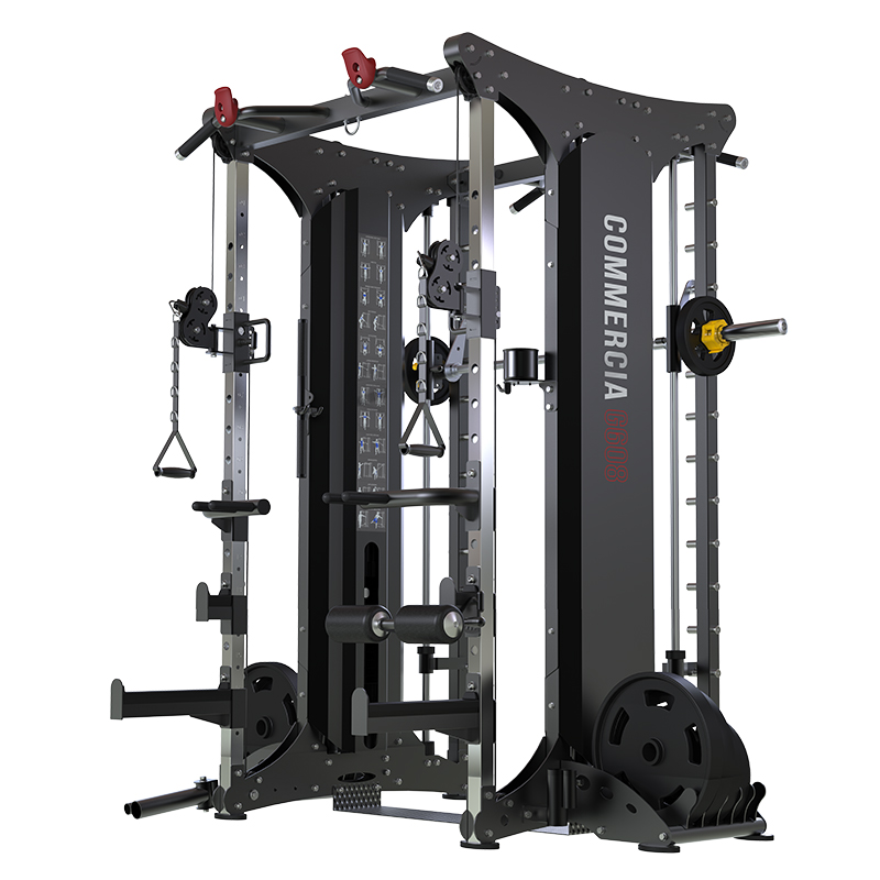 金年会史密斯机G608综合训练器健身器材龙门架深蹲卧推杠铃架 G608升级版
