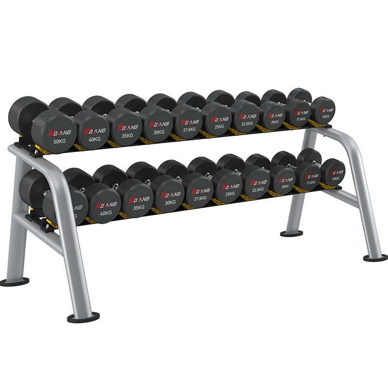 金年会家用商用十付PEV哑铃套装含哑铃架健身器材YL-P565