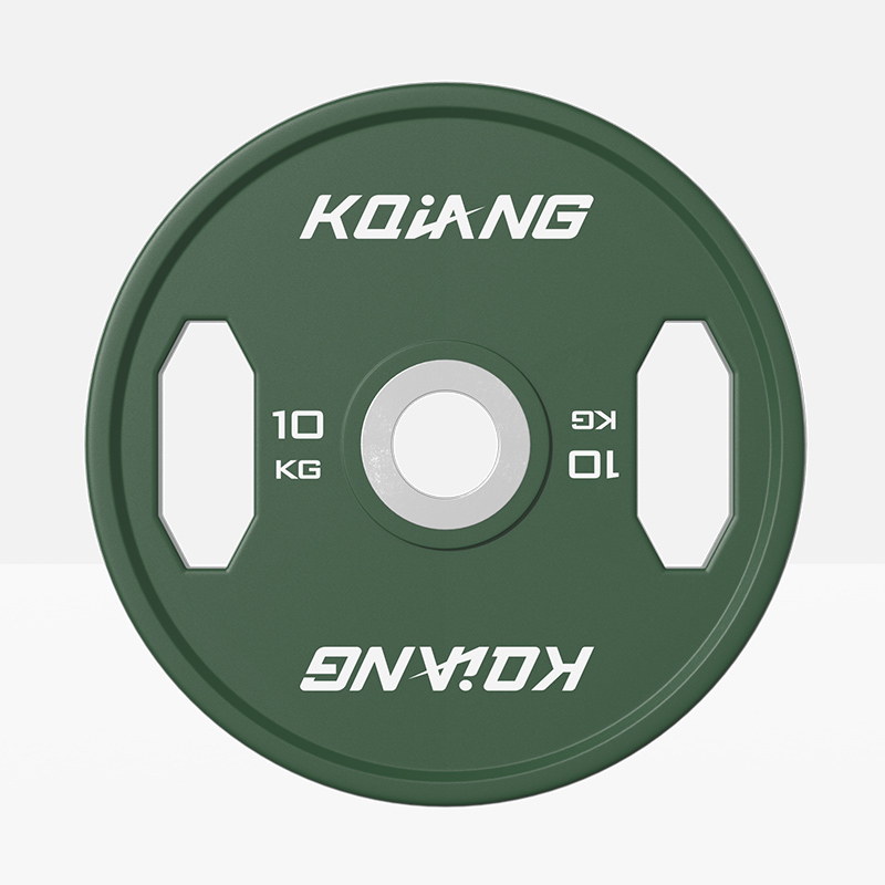 金年会CPU彩色橡胶环保无味杠铃片举重力量举杠铃举重片 10kg